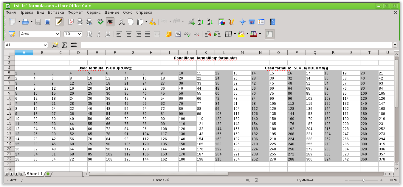 Using formulas in conditional formatting